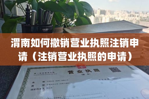 渭南如何撤销营业执照注销申请(注销营业执照的申请)