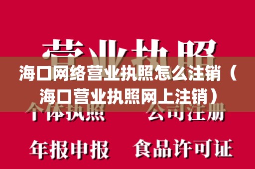 海口网络营业执照怎么注销（海口营业执照网上注销）
