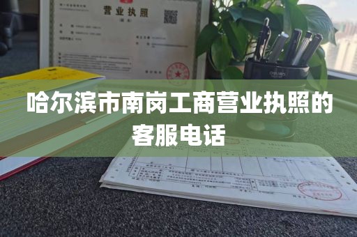 哈尔滨市南岗工商营业执照的客服电话