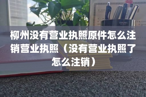 柳州没有营业执照原件怎么注销营业执照（没有营业执照了怎么注销）