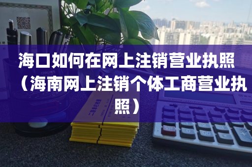 海口如何在网上注销营业执照(海南网上注销个体工商营业执照)