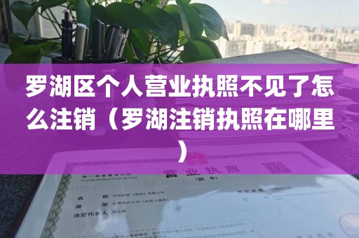 罗湖区个人营业执照不见了怎么注销（罗湖注销执照在哪里）