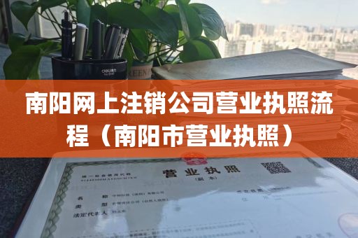 南阳网上注销公司营业执照流程(南阳市营业执照)