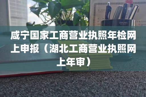 咸宁国家工商营业执照年检网上申报（湖北工商营业执照网上年审）
