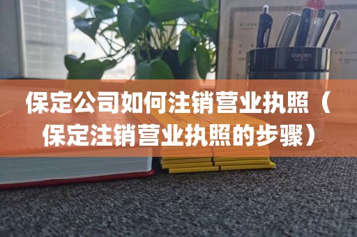 保定公司如何注销营业执照（保定注销营业执照的步骤）