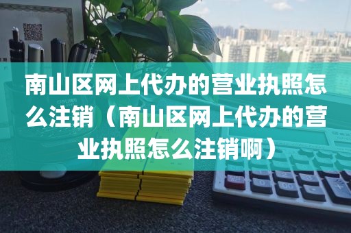南山区网上代办的营业执照怎么注销（南山区网上代办的营业执照怎么注销啊）
