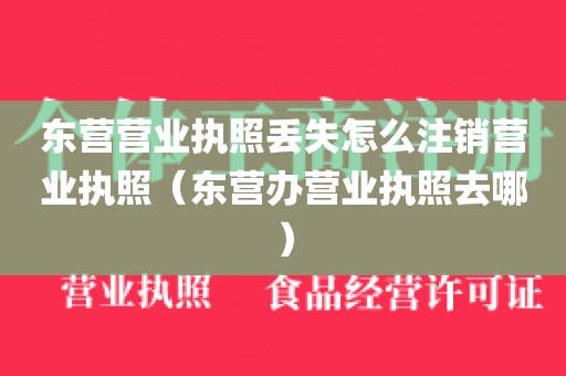 东营营业执照丢失怎么注销营业执照（东营办营业执照去哪）