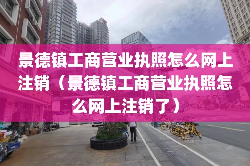 景德镇工商营业执照怎么网上注销（景德镇工商营业执照怎么网上注销了）