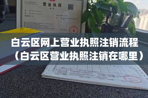 白云区网上营业执照注销流程（白云区营业执照注销在哪里）
