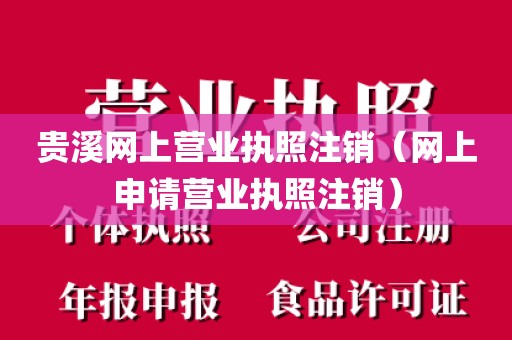 贵溪网上营业执照注销（网上申请营业执照注销）