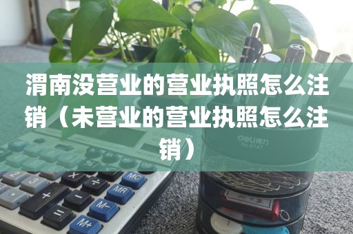 渭南没营业的营业执照怎么注销（未营业的营业执照怎么注销）