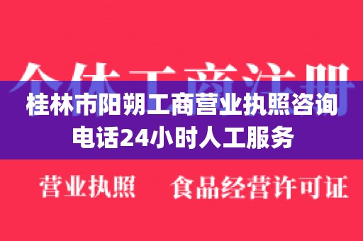 桂林市阳朔工商营业执照咨询电话24小时人工服务