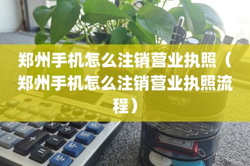 郑州手机怎么注销营业执照（郑州手机怎么注销营业执照流程）
