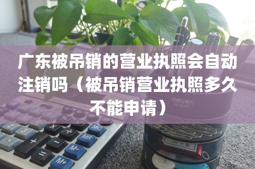 广东被吊销的营业执照会自动注销吗（被吊销营业执照多久不能申请）