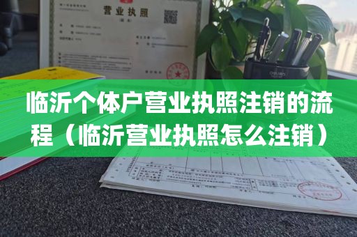 临沂个体户营业执照注销的流程（临沂营业执照怎么注销）