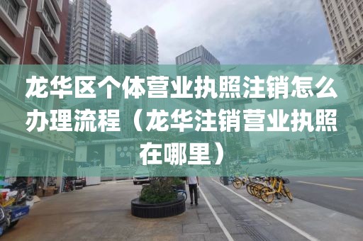 龙华区个体营业执照注销怎么办理流程（龙华注销营业执照在哪里）
