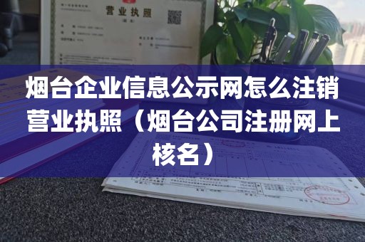 烟台企业信息公示网怎么注销营业执照(烟台公司注册网上核名)