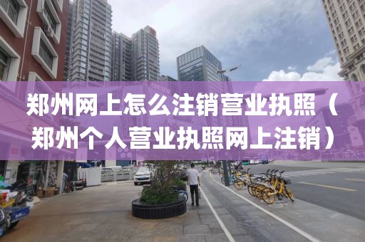 郑州网上怎么注销营业执照（郑州个人营业执照网上注销）