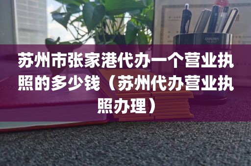 苏州市张家港代办一个营业执照的多少钱(苏州代办营业执照办理)