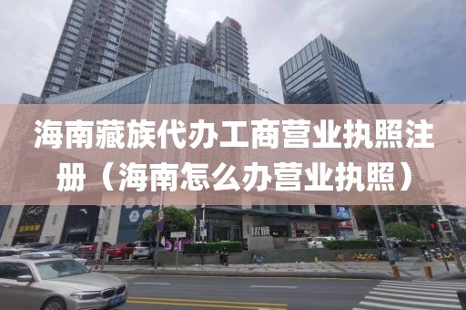 海南藏族代办工商营业执照注册(海南怎么办营业执照)