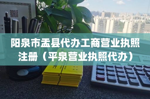 阳泉市盂县代办工商营业执照注册（平泉营业执照代办）