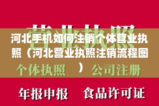 河北手机如何注销个体营业执照(河北营业执照注销流程图)