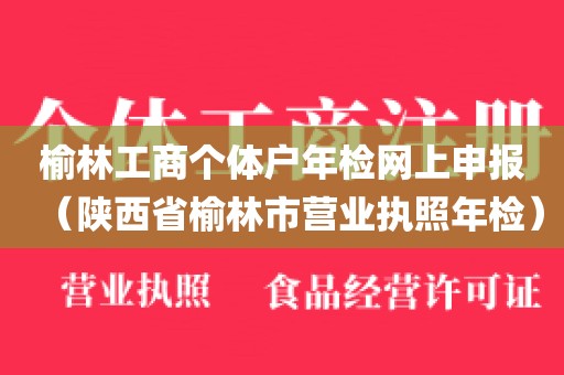 榆林工商个体户年检网上申报(陕西省榆林市营业执照年检)