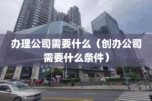 办理公司需要什么（创办公司需要什么条件）