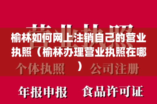 榆林如何网上注销自己的营业执照（榆林办理营业执照在哪）