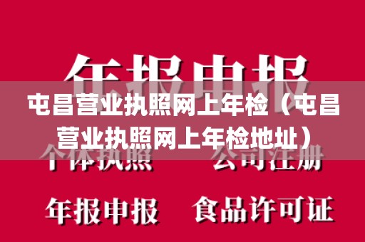 屯昌营业执照网上年检（屯昌营业执照网上年检地址）