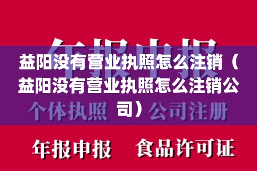 益阳没有营业执照怎么注销（益阳没有营业执照怎么注销公司）