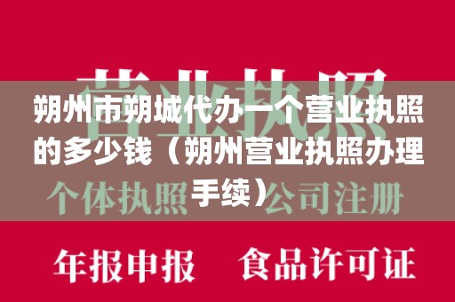 朔州市朔城代办一个营业执照的多少钱(朔州营业执照办理手续)