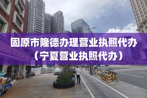 固原市隆德办理营业执照代办（宁夏营业执照代办）