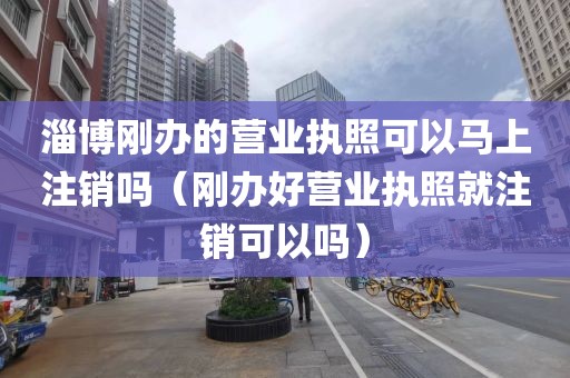 淄博刚办的营业执照可以马上注销吗（刚办好营业执照就注销可以吗）