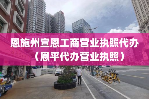 恩施州宣恩工商营业执照代办（恩平代办营业执照）