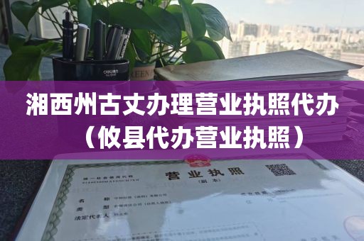湘西州古丈办理营业执照代办（攸县代办营业执照）