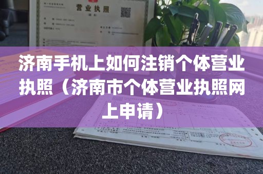 济南手机上如何注销个体营业执照（济南市个体营业执照网上申请）