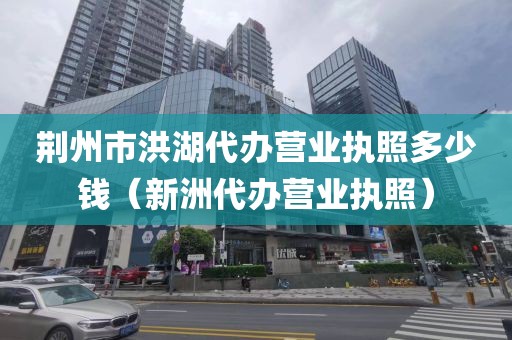荆州市洪湖代办营业执照多少钱（新洲代办营业执照）