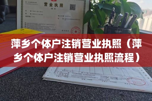萍乡个体户注销营业执照（萍乡个体户注销营业执照流程）