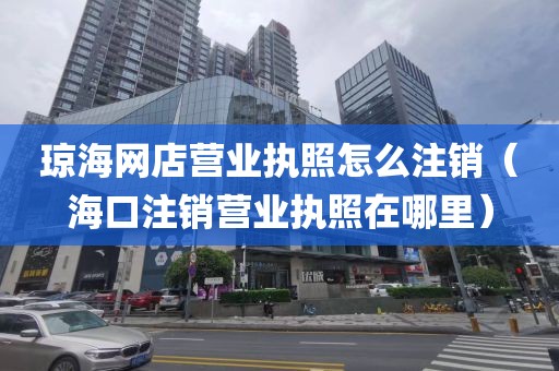 琼海网店营业执照怎么注销(海口注销营业执照在哪里)