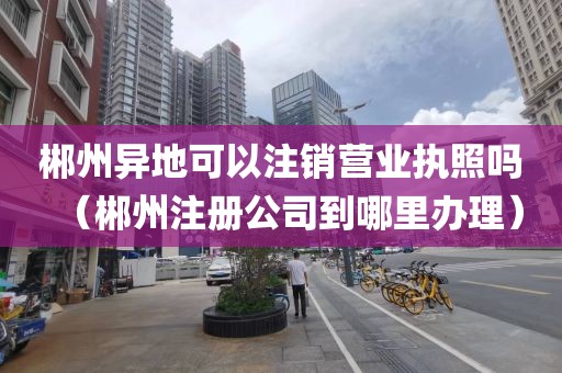 郴州异地可以注销营业执照吗（郴州注册公司到哪里办理）
