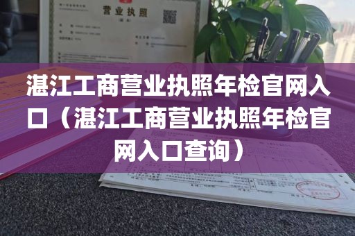 湛江工商营业执照年检官网入口（湛江工商营业执照年检官网入口查询）