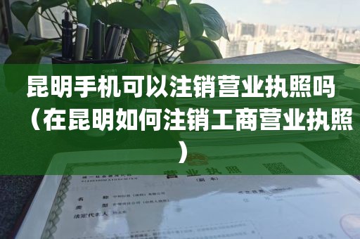昆明手机可以注销营业执照吗（在昆明如何注销工商营业执照）