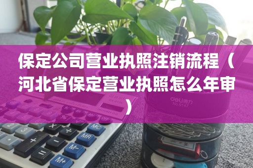 保定公司营业执照注销流程（河北省保定营业执照怎么年审）