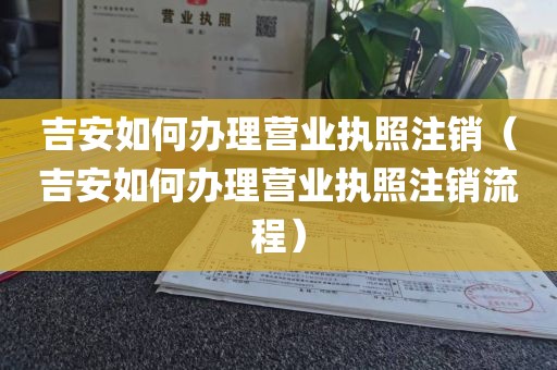吉安如何办理营业执照注销（吉安如何办理营业执照注销流程）