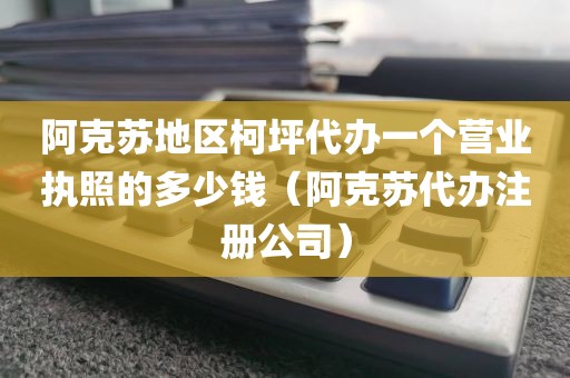 阿克苏地区柯坪代办一个营业执照的多少钱（阿克苏代办注册公司）
