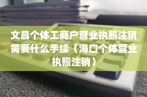 文昌个体工商户营业执照注销需要什么手续（海口个体营业执照注销）