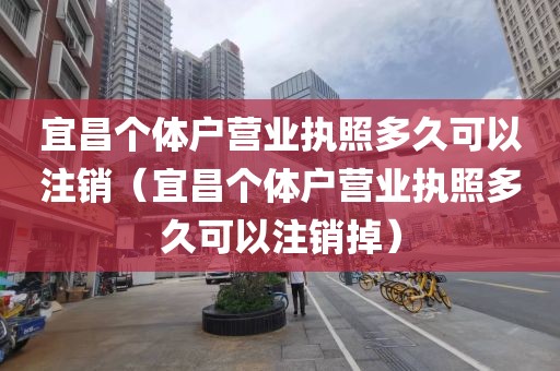 宜昌个体户营业执照多久可以注销（宜昌个体户营业执照多久可以注销掉）