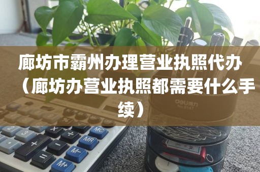 廊坊市霸州办理营业执照代办（廊坊办营业执照都需要什么手续）