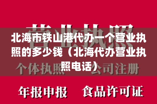 北海市铁山港代办一个营业执照的多少钱（北海代办营业执照电话）